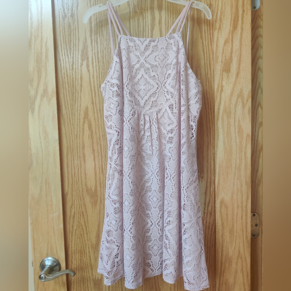 NWT Lots of Love by Speechless Strappy Blush Dress